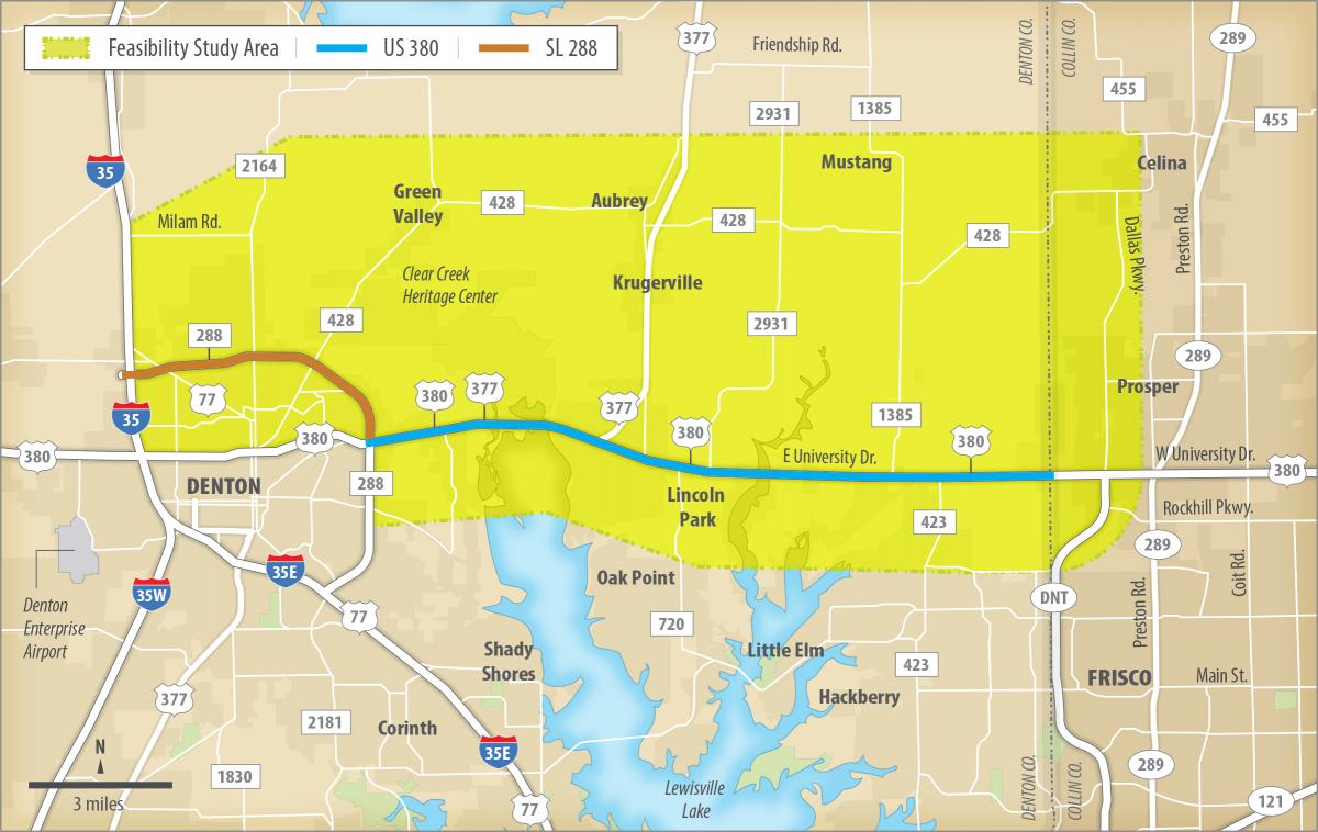 US 380 Denton County Feasibility Study Keep It Moving Dallas
